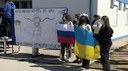 Alunos ucranianos e russos apelam à paz